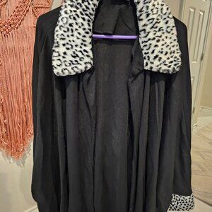 Vintage A Brod Animal Print Coat
